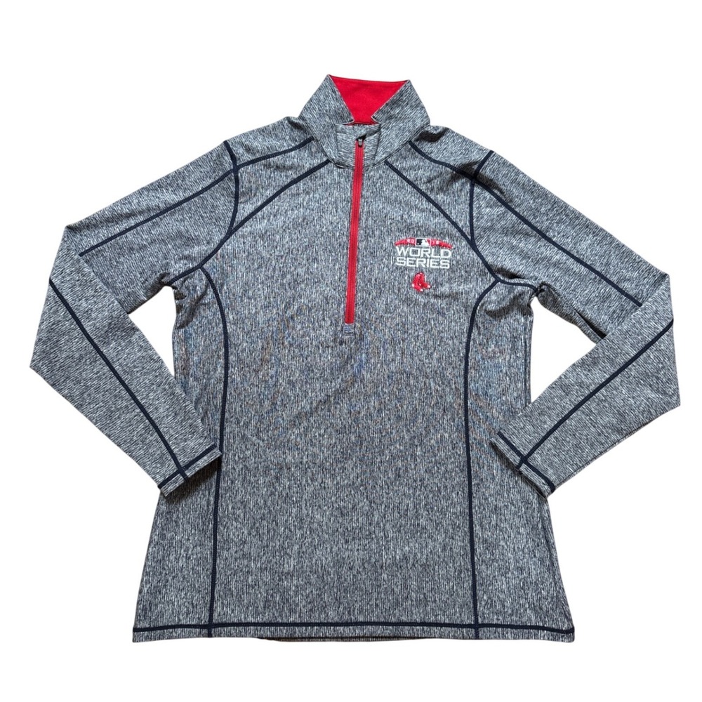 Antigua Boston Red Sox Pullover Women Navy Excellent 2018 World Series SIZE M
